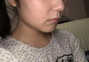 Petite asian teen with young face