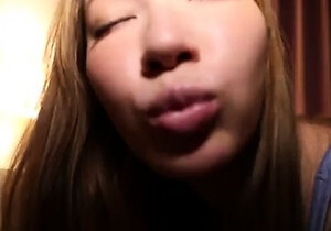 Pretty Japanese teen solo masturbation Uncensored