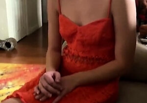 Average POV - Cute Petite Teen Dakota Burns Gives Handjob