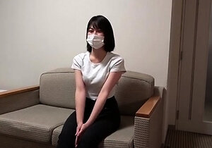 Amateur brunette Michelle with small tit