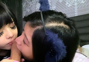 Japanese teen uses toys to pleasure pussy