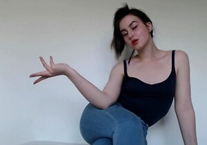 Hottest brunette solo webcam masturbation 2