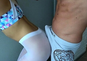 First ANAL Creampie with my Big-Ass Yoga Teen Stepsister