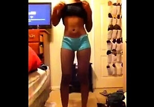 Black gf stripping for boyfriend