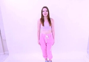 Petite 18 Girl gets tight pussy fucked Cute Teen Auditions