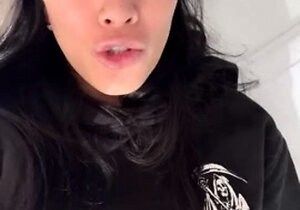 Close up cock jerking solo