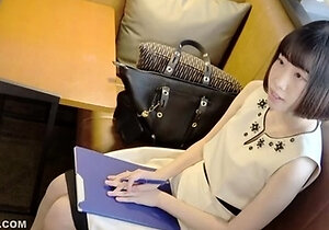 A fair-skinned, slender college student, raw massage girl