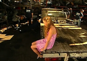 Secretary group sex hardcore fucking blond girl facia