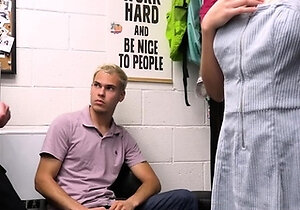 Cute Bella caught shoplifting and fucked