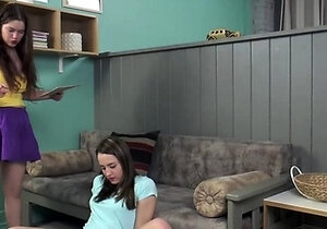 Yana Cey And Elsa Hanemer Have Lesbian Girltime