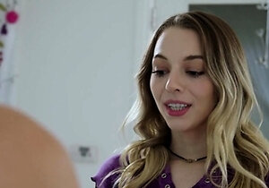 Big tits lesbian milf ass licking petite teen stepdaughter