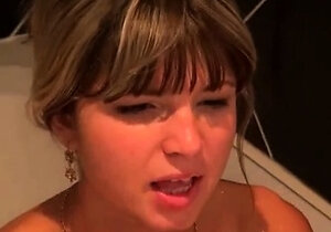 Russian blonde teen blowjob and fucking