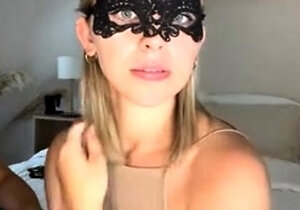 Small titted babe toys her pussy on webcam